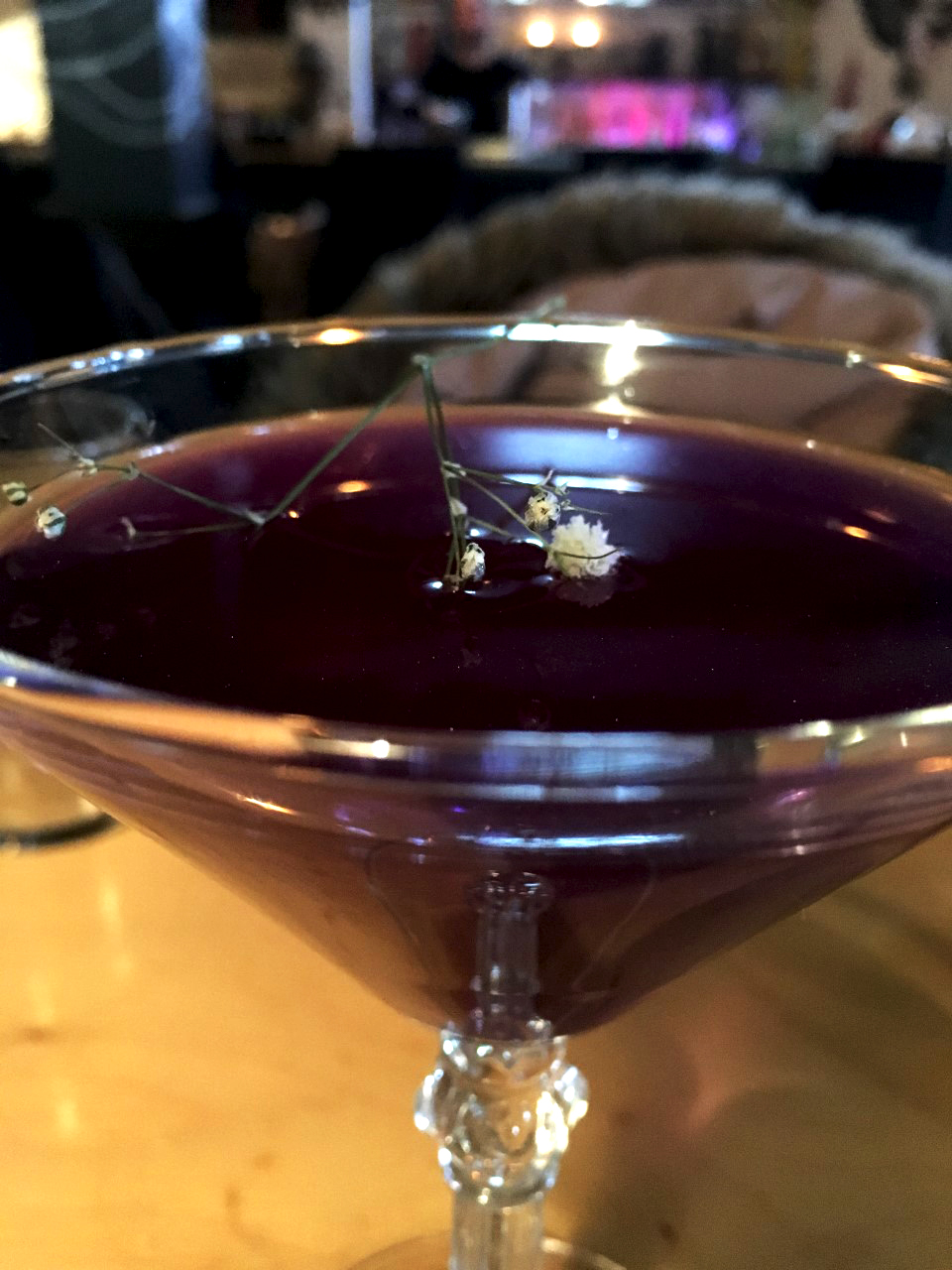 purple cocktail